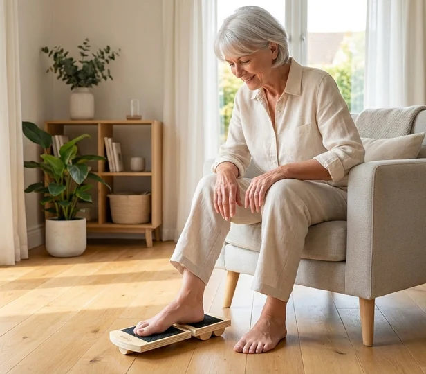 Woman using NeuroBoard