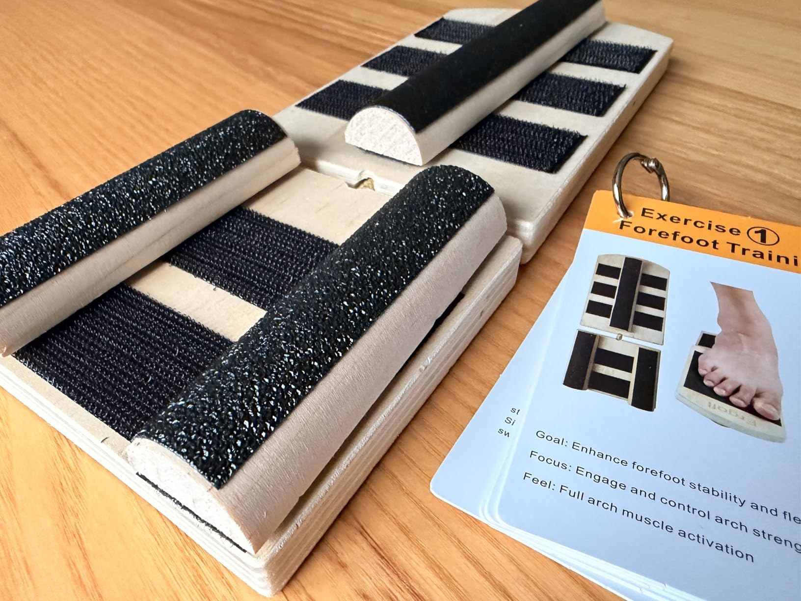 The NeuroBoard with its printed exercise cards